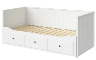 Cama nido blanca Ikea Hemnes con colchones
