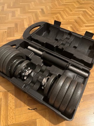 Set de Pesas de Hierro Fundido 15kg