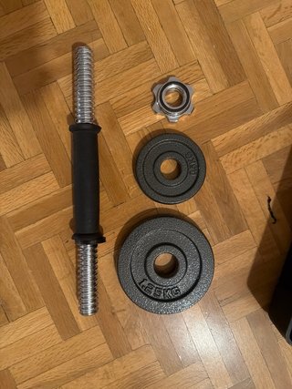 Set de Pesas de Hierro Fundido 15kg
