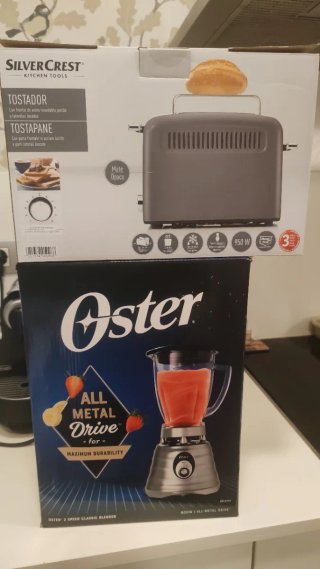 Pack Tostador SilverCrest y Batidora Oster