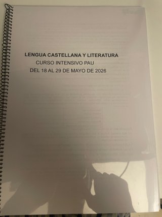 Lengua Castellana y Literatura / Curso Intensivo