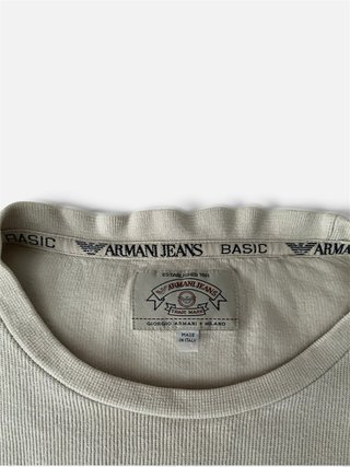 Jersey Armani Jeans Vintage Crudo