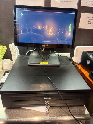 Caja Registradora Iggual con Pantalla