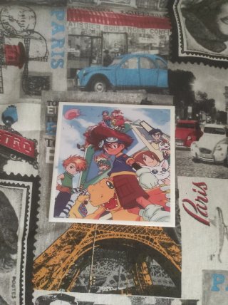 Azulejo Cerámica Vintage Digimon