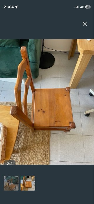 Silla de madera clásica