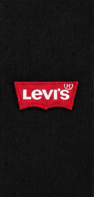 Camiseta Levi’s Standard negra logo pequeño talla
