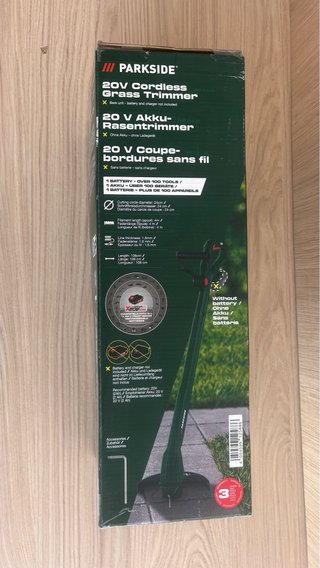 Cortabordes recargable 20 V Parkside - Nueva