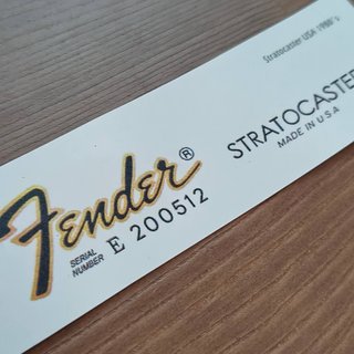 #25#Decal Fender Stratocaster USA 80´s