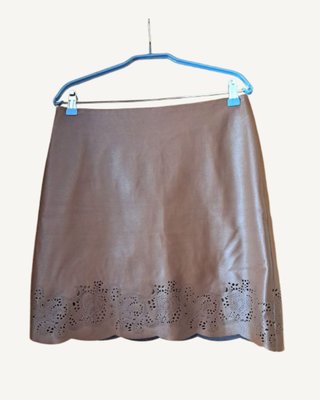 Falda polipiel Tintoretto marrón L