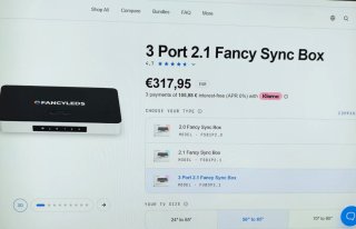 Fancyleds Sync Box HDMI 2.1 + Tira LED Nueva