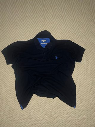 Polo Manga Corta US Polo Assn Navy Size L Retro
