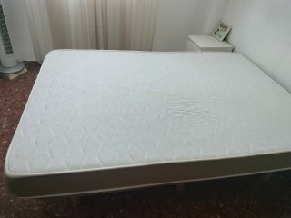 Base Tapizada y Colchón 135cm