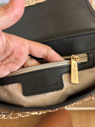 Bolso Michael Kors Negro y Dorado