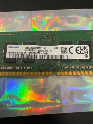 Memoria RAM Samsung 4GB DDR4
