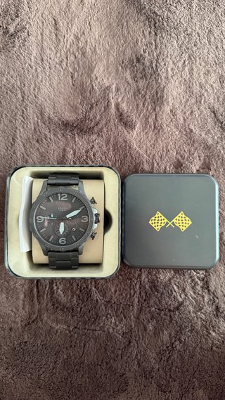 Reloj Fossil Negro con Caja