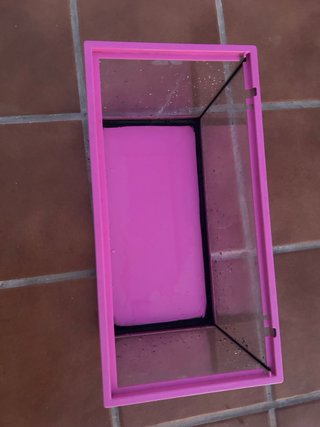 Pecera Kiwoko 15L Rosa