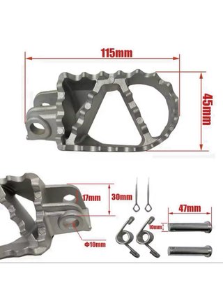 Estriberas para KTM Husqvarna Beta NUEVAS
