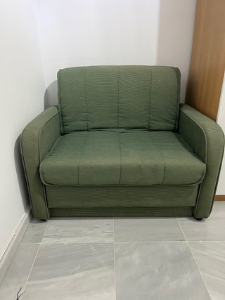 Sofá Cama Individual Verde