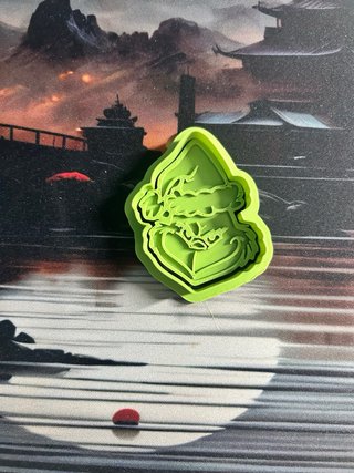 Set 8 Formine Biscotti Grinch Stampa 3D