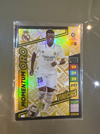 Carta Futbol Vinícius Jr. Momentum Oro