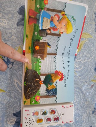 Cuento bebé con sonido de animales