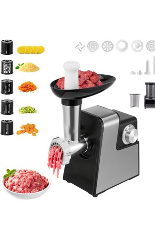 Picadora de Carne y Verduras Eléctrica con tara