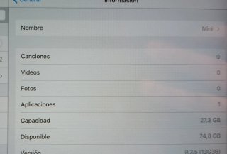 iPad mini A1432 Bianco con scatola