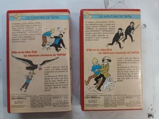 Lote 2 VHS Tintin: Templo Sol, Asunto Tornasol
