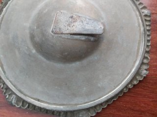 Plato vintage octogonal decorado