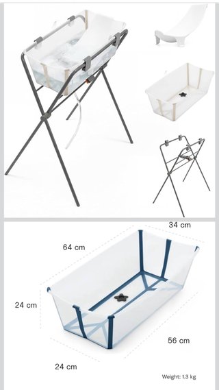 Bañera Bebé Stokke plegable