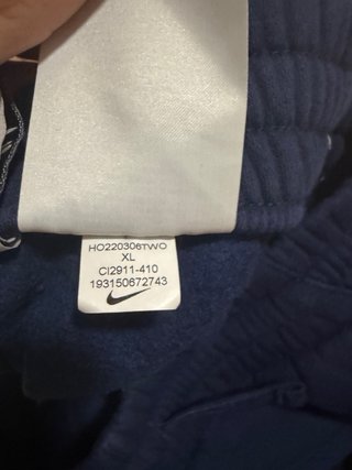 Pantalón de Chándal Nike Azul Talla XL