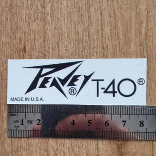 #18#Decal Peavey T-40 USA