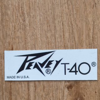 #18#Decal Peavey T-40 USA