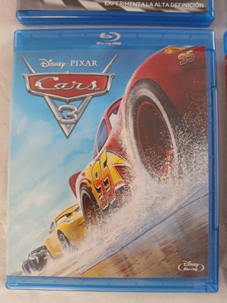 Pack 4 Películas Cars Disney Pixar Blu-ray