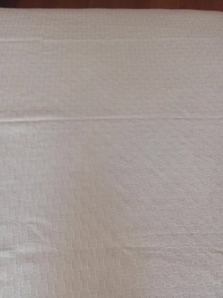 Colcha Cama 105cm Blanca
