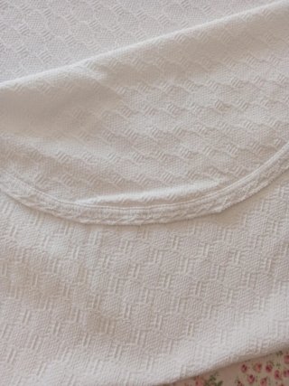 Colcha Cama 105cm Blanca