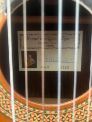 Guitarra Clásica Manuel Rodríguez e Hijos Mod. B