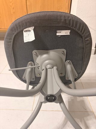 Silla de oficina IKEA gris