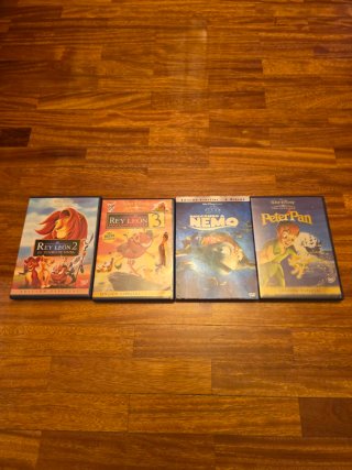 Pack 4 Películas Disney en DVD