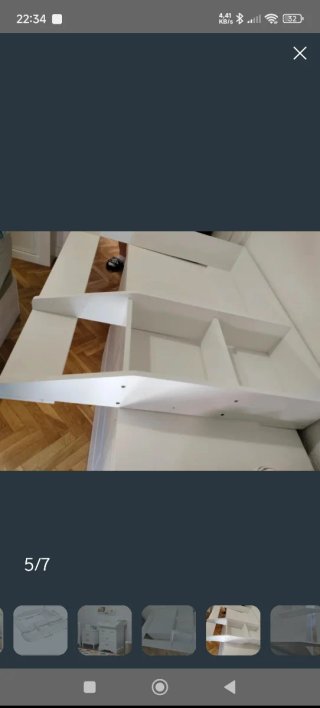 cambiador de bebé en madera