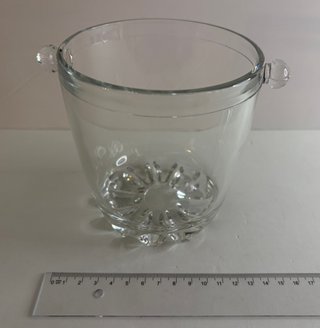 Cubeta de Cristal Vintage para Hielo