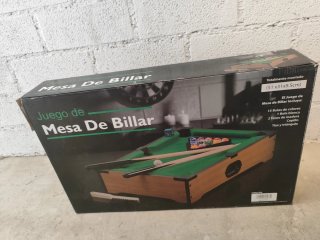 Minibillar de Mesa