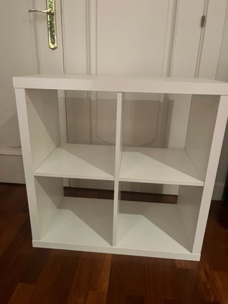 Estantería Blanca Ikea Kallax 4 Cubos
