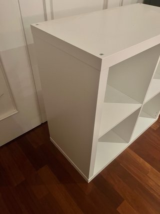 Estantería Blanca Ikea Kallax 4 Cubos
