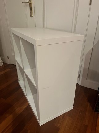 Estantería Blanca Ikea Kallax 4 Cubos