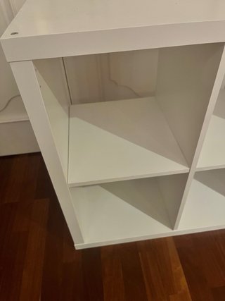 Estantería Blanca Ikea Kallax 4 Cubos