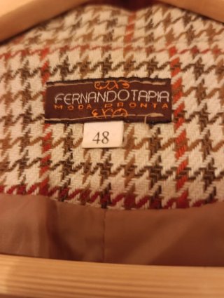 Chaqueta Estampada Talla 48