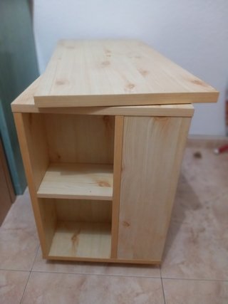 Mueble TV de Madera con 2 Estantes