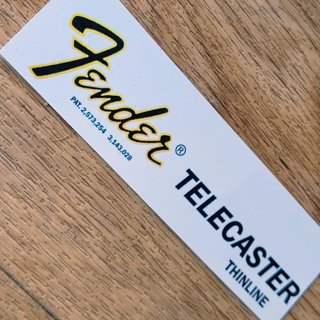 #09#Decal Fender Telecaster Thinline