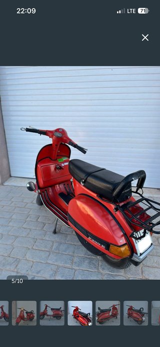 Vespa 200 DN Roja